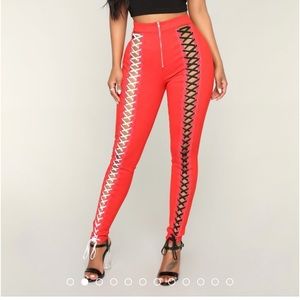 FashionNova’s Janette Lace Up Jeans